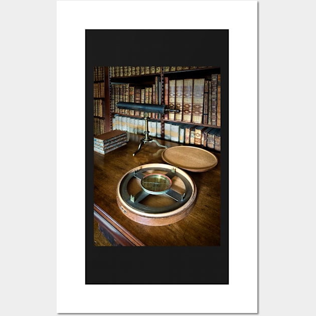 Dunham Massey -Library-Compass Wall Art by jasminewang